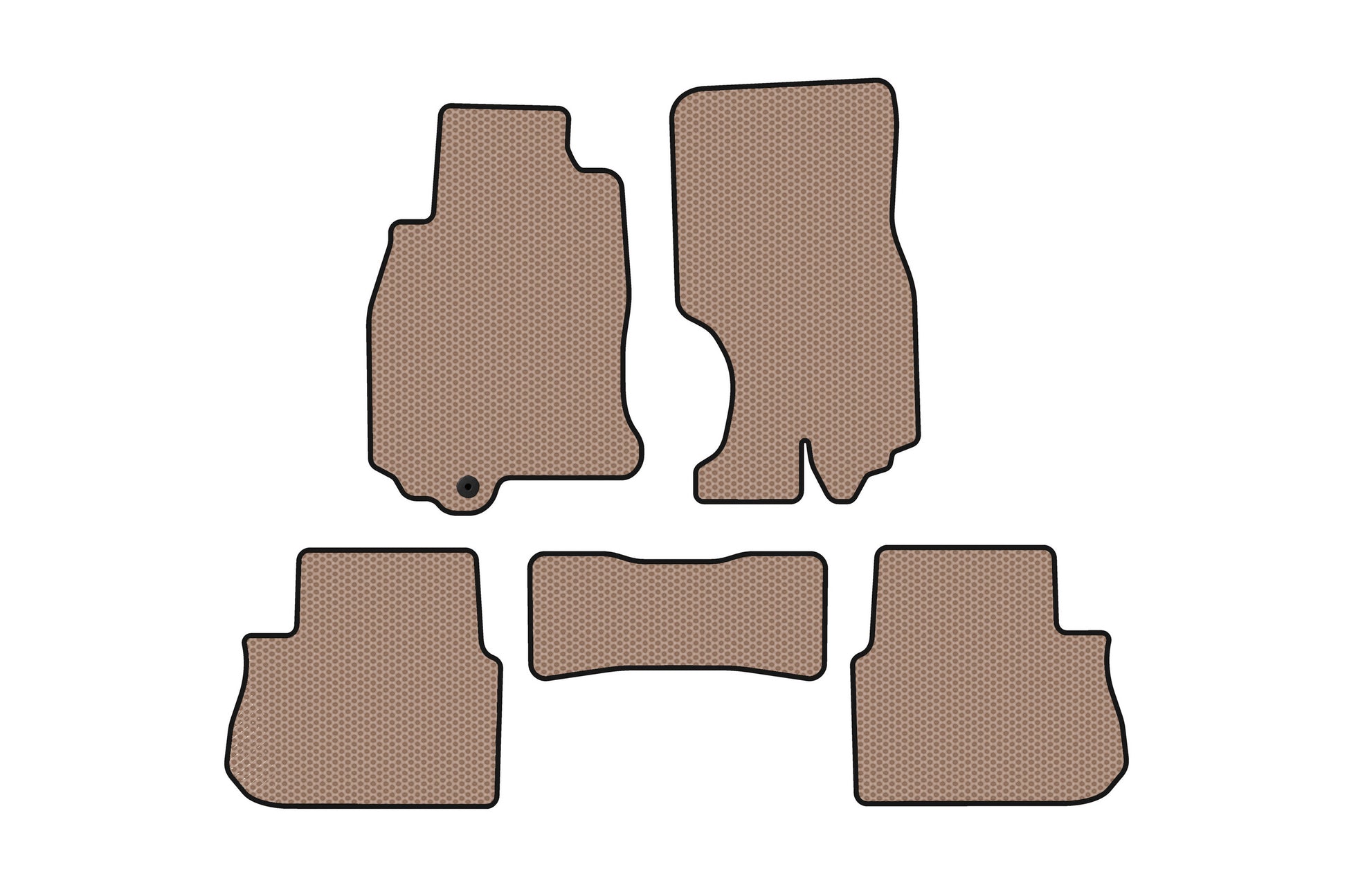 Rubber Floor Mats Carsuit (Beige) for Infiniti FX 2003-2008 - image 1