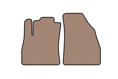 Front Rubber Floor Mats Carsuit (Beige) for Fiat Fiorino/Qubo 2008-2024 - image 1