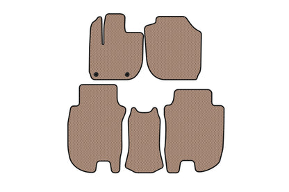 Rubber Floor Mats Carsuit (Beige) for Honda HR-V 2014-2021 - image 1