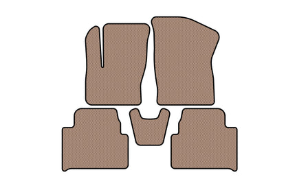 Rubber Floor Mats Carsuit (Beige) for Ford C-Max 2004-2010 - image 1