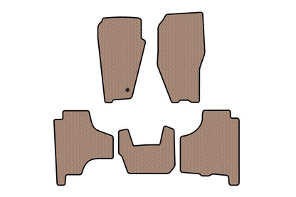 Rubber Floor Mats Carsuit (Beige) for Dodge Nitro 2006-2011 - image 1