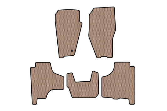 Rubber Floor Mats Carsuit (Beige) for Dodge Nitro 2006-2011 - image 1