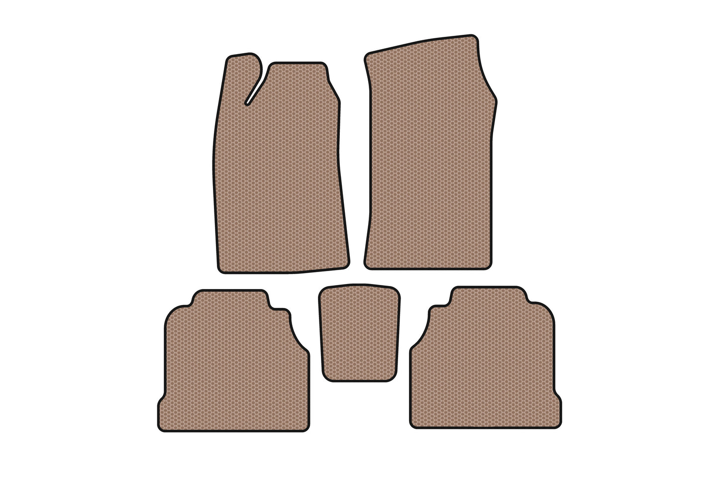Rubber Floor Mats Carsuit (Beige) for Great Wall Pegasus - image 1