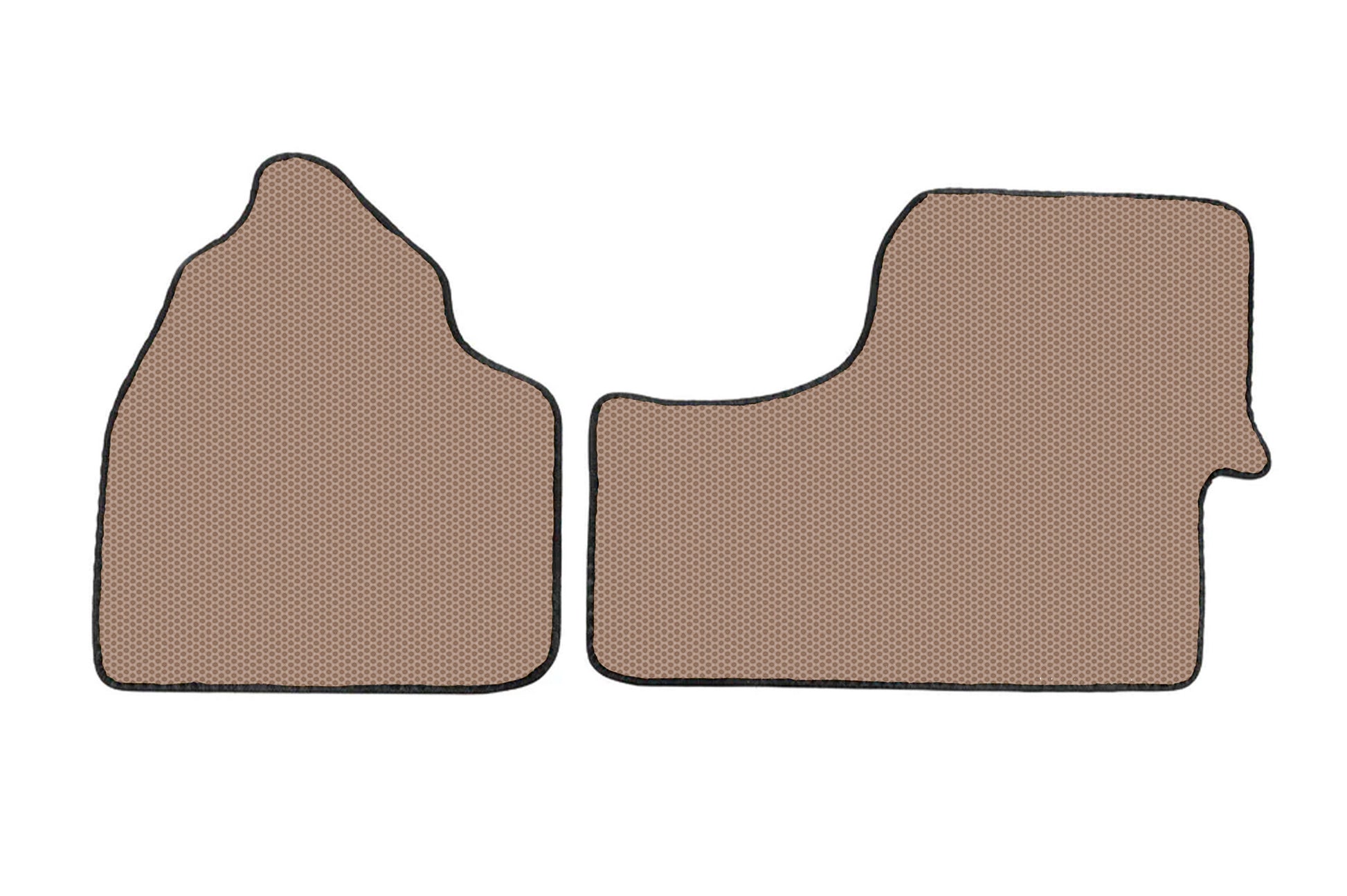 Rubber Floor Mats Carsuit V2 (Beige) for Volkswagen Crafter 2006-2016 - image 1