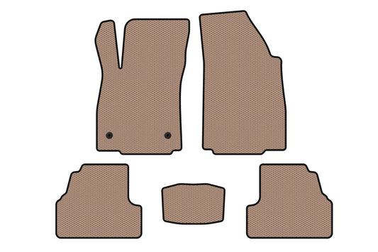 Rubber Floor Mats Carsuit (Beige) for Buick Encore 2013-2019 - image 1