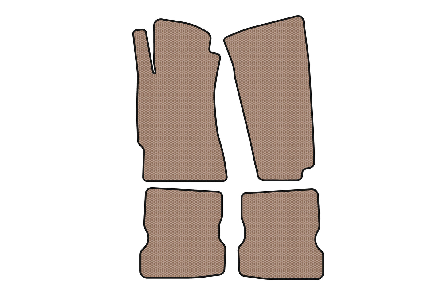 Rubber Floor Mats Carsuit (Beige) for Mazda RX-8 2003-2012 - image 1