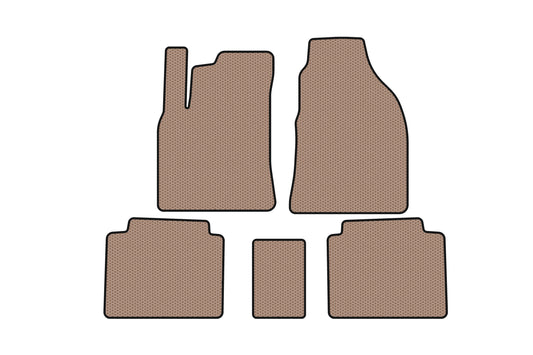 Rubber Floor Mats Carsuit (Beige) for Hyundai Matrix 2001-2010 - image 1