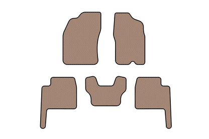 Rubber Floor Mats Carsuit (Beige) for Dodge Durango 2004-2009 - image 1