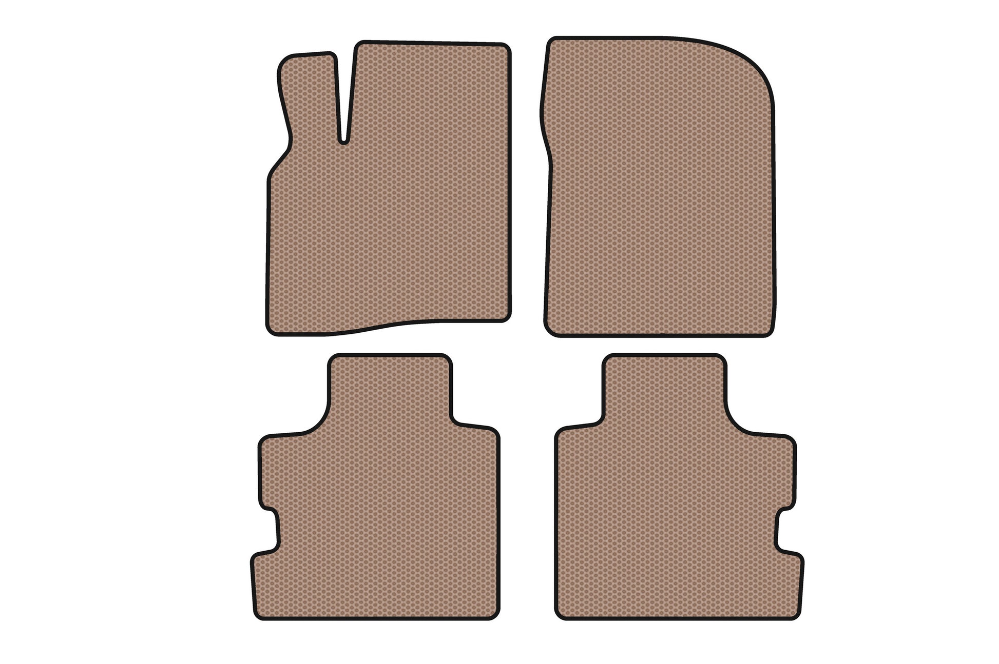 Rubber Floor Mats Carsuit (Beige) for Chrysler Pacifica 2004-2008 - image 1