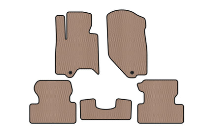 Rubber Floor Mats Carsuit (Beige) for Infiniti QX50 2007-2013 - image 1
