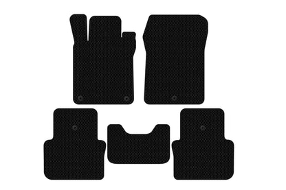 Rubber Floor Mats Carsuit (SD, Black) for Acura TLX 2014-2020 - image 1