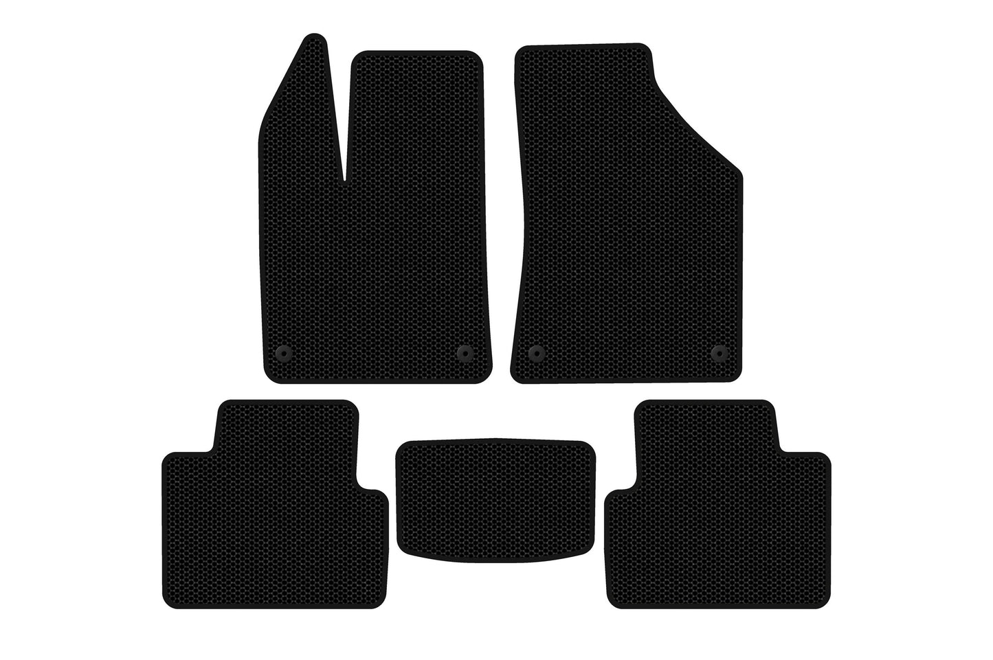 Rubber Floor Mats Carsuit (Black) for Chrysler 200 I 2010-2014 - image 1