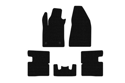 Rubber Floor Mats Carsuit (Black) for Alfa Romeo Giulietta 2010-2020 - image 1