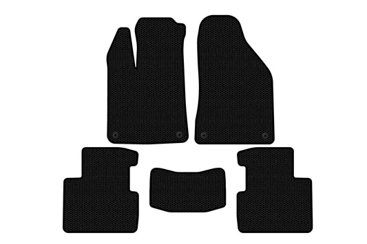 Rubber Floor Mats Carsuit (SD, Black) for Chrysler 200 II 2014-2017 - image 1