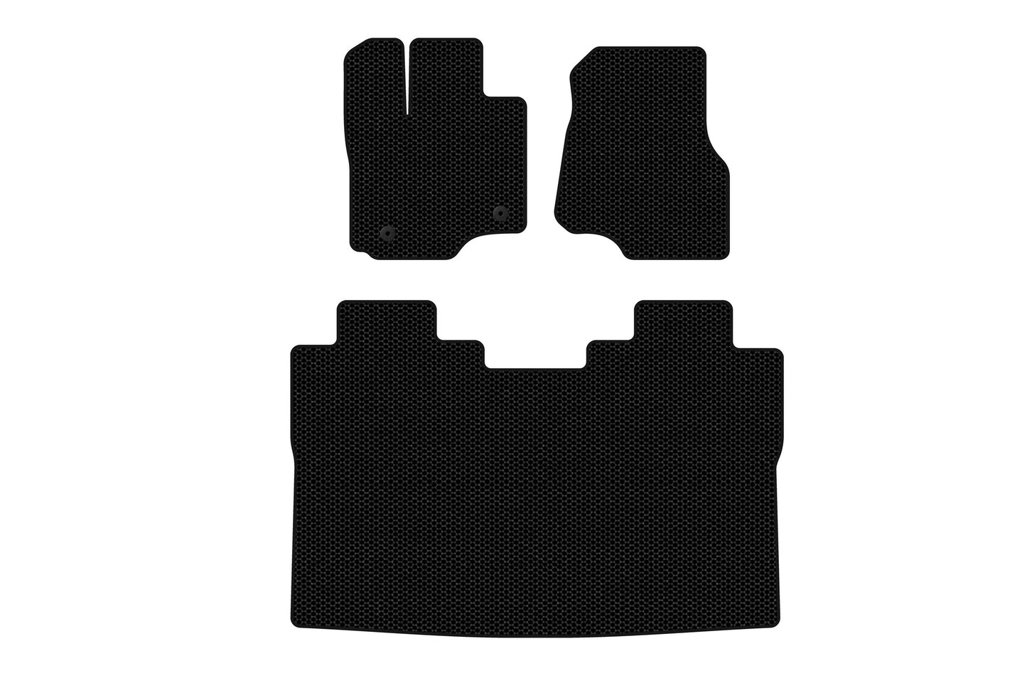 Rubber Floor Mats Carsuit (Raptor, Black) for Ford F-150 2014-2021 - image 1