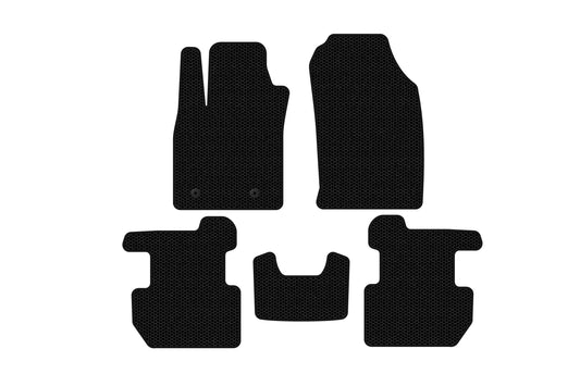 Rubber Floor Mats Carsuit (2018-2022, Black) for Ford Ecosport 2013-2022 - image 1
