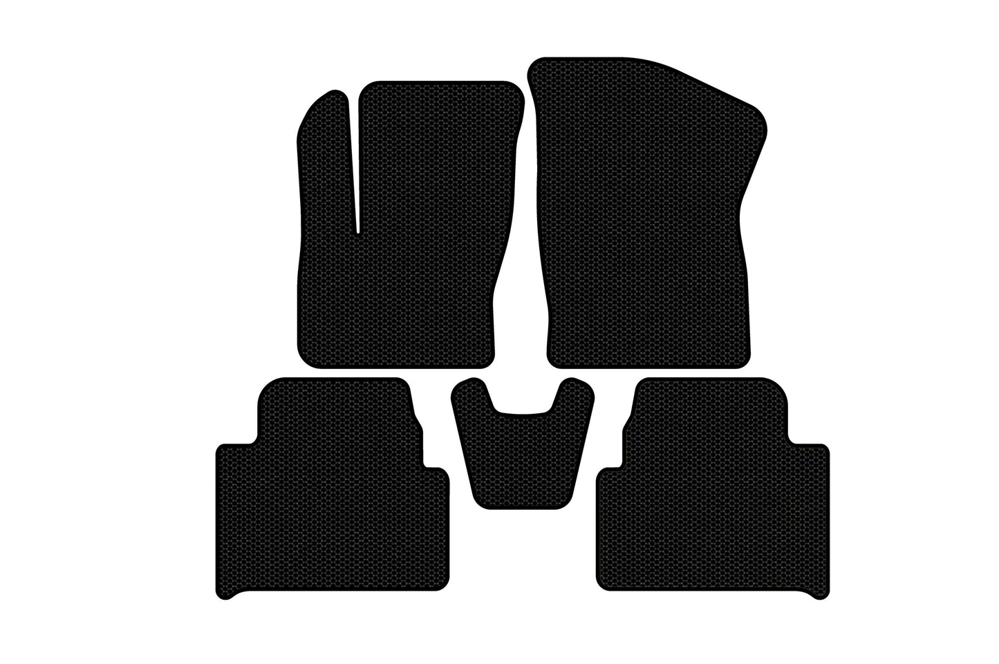 Rubber Floor Mats Carsuit (Black) for Ford C-Max 2004-2010 - image 1
