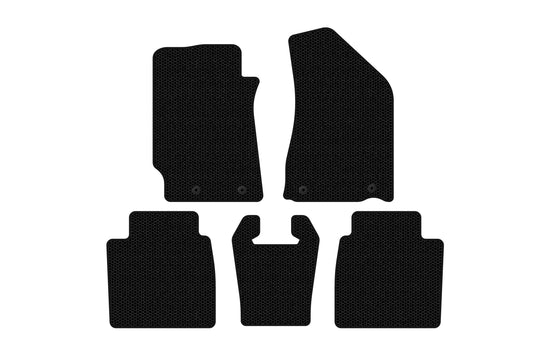 Rubber Floor Mats Carsuit (SD, Black) for Geely Emgrand EC8 - image 1