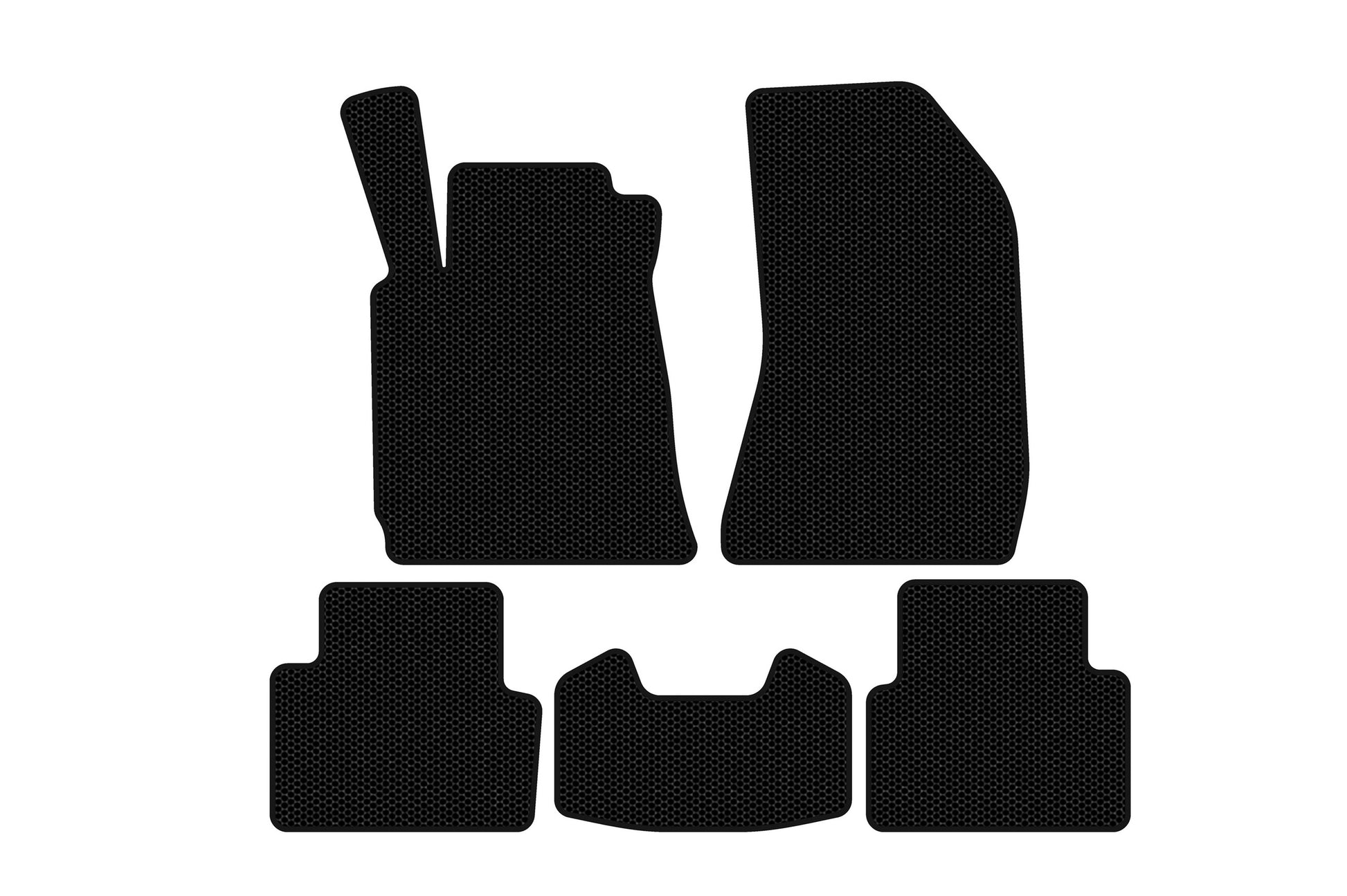 Rubber Floor Mats Carsuit V-1 (Black) for Alfa Romeo 159 2005-2011 - image 1