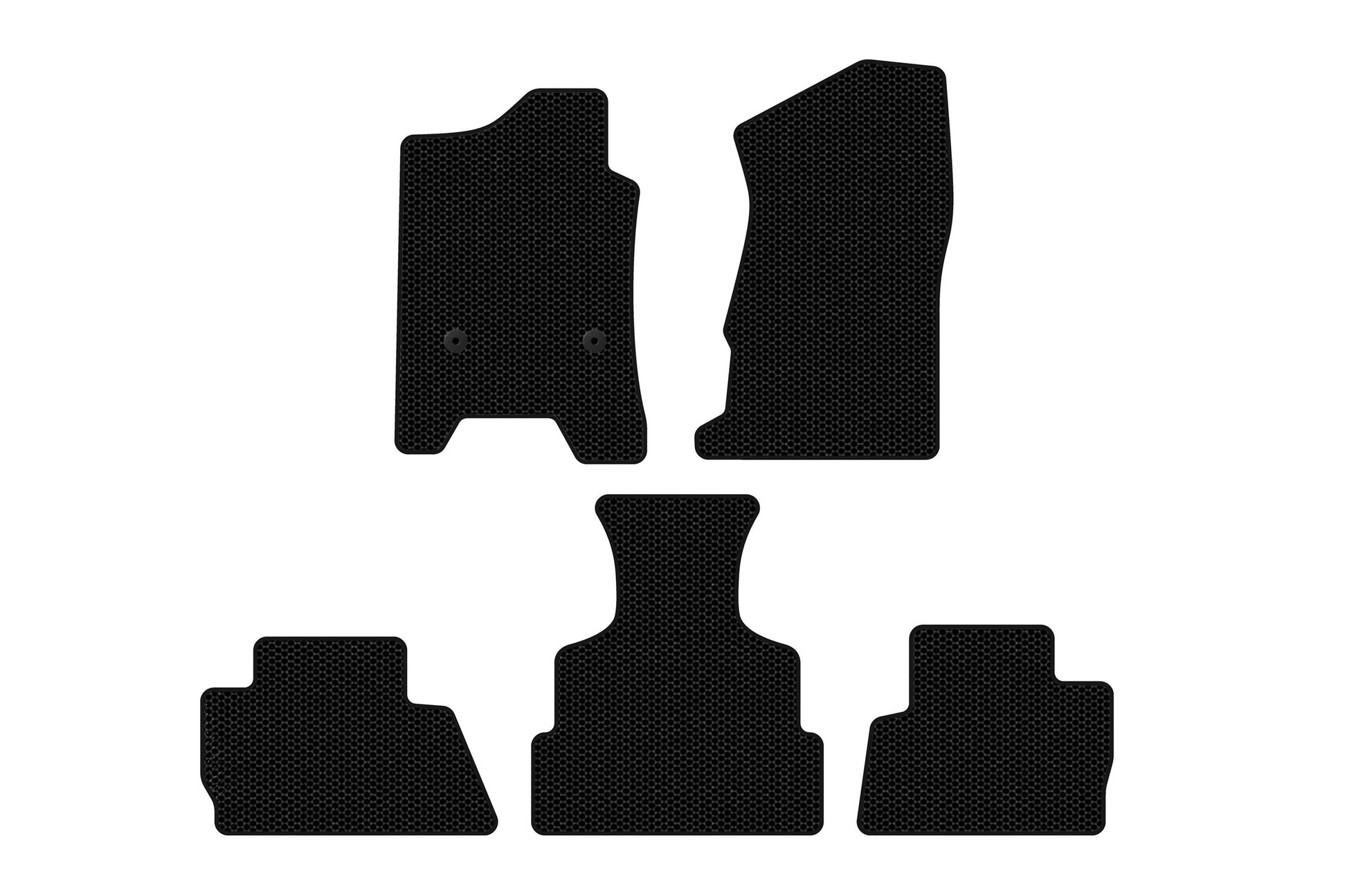 Rubber floor mats Carsuit (2014-2020, black) for Chevrolet Tahoe 2014-2019 - image 1