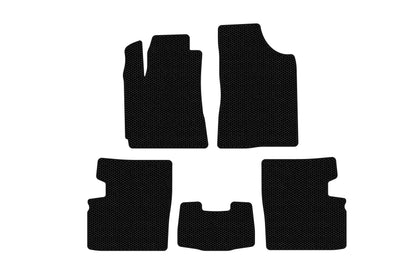 Rubber floor mats Carsuit (2009-2014, HB, 5-door, black) for Geely Emgrand EC7 2009- - image 1
