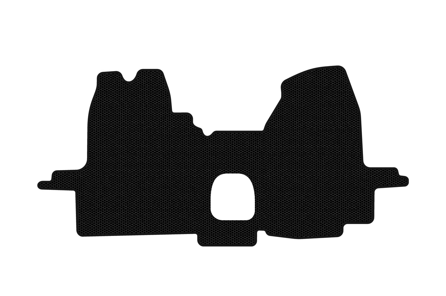 Rubber Floor Mats Carsuit (2000-2006, Black) for Ford Transit 2000-2014 - image 1