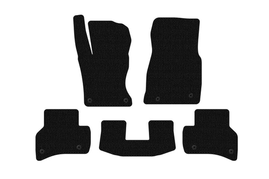 Rubber floor mats Carsuit (2015-2019, SD, black) for Jaguar XE 2016- - image 1
