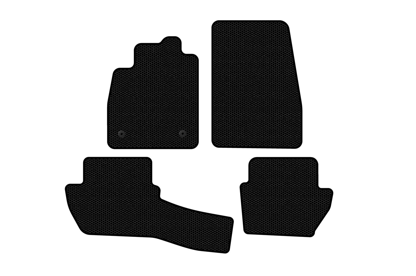 Rubber Floor Mats Carsuit (Black) for Ford Fiesta 2017- - image 1