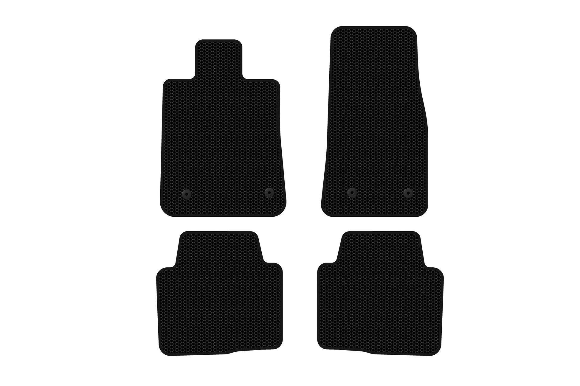 Rubber Floor Mats Carsuit (2013+, Black) for Cadillac CTS 2013-2019 - image 1