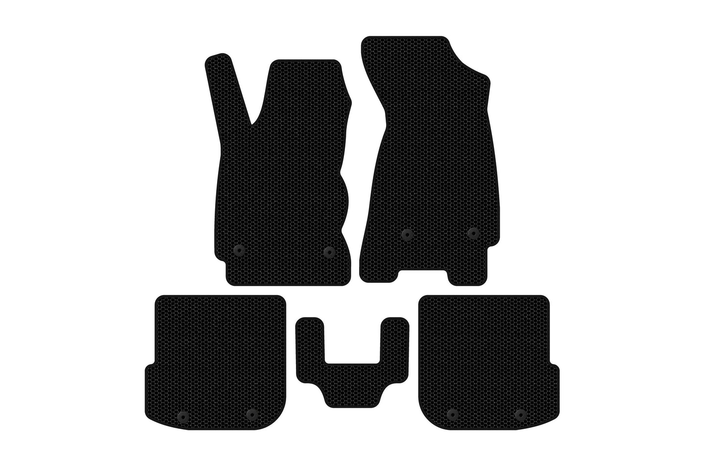 Carsuit rubber floor mats (Sedan, black) for Audi A4 B5 1994-2001 - image 1