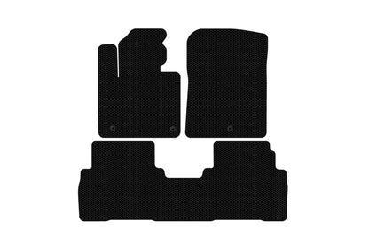Rubber floor mats Carsuit (7-seater, black) for Kia Sorento III UM 2014-2020 - image 1