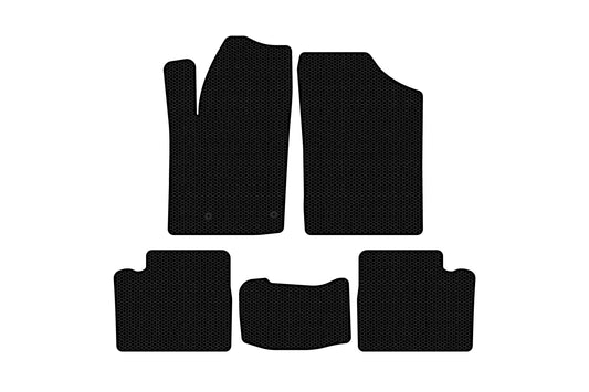 Rubber Floor Mats Carsuit (Black) for Citroen Berlingo 1996-2008 - image 1