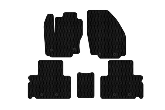 Rubber Floor Mats Carsuit (Black) for Ford S-Max 2007-2014 - image 1