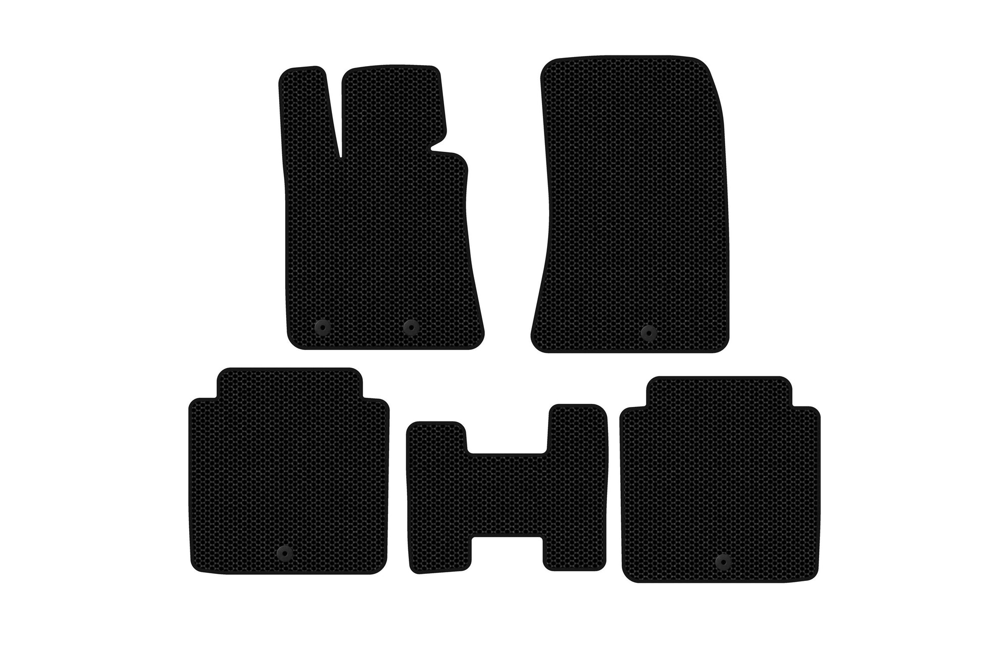 Rubber Floor Mats Carsuit (Black) for Hyundai Equus 2009-2016 - image 1