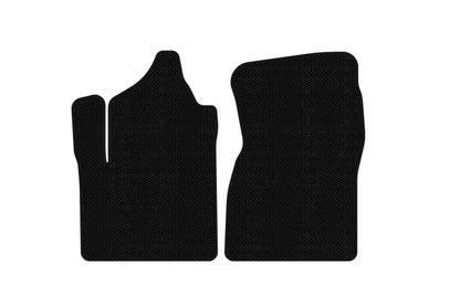 Rubber Floor Mats Carsuit (Black) for GMC Sierra 2013-2019 - image 1