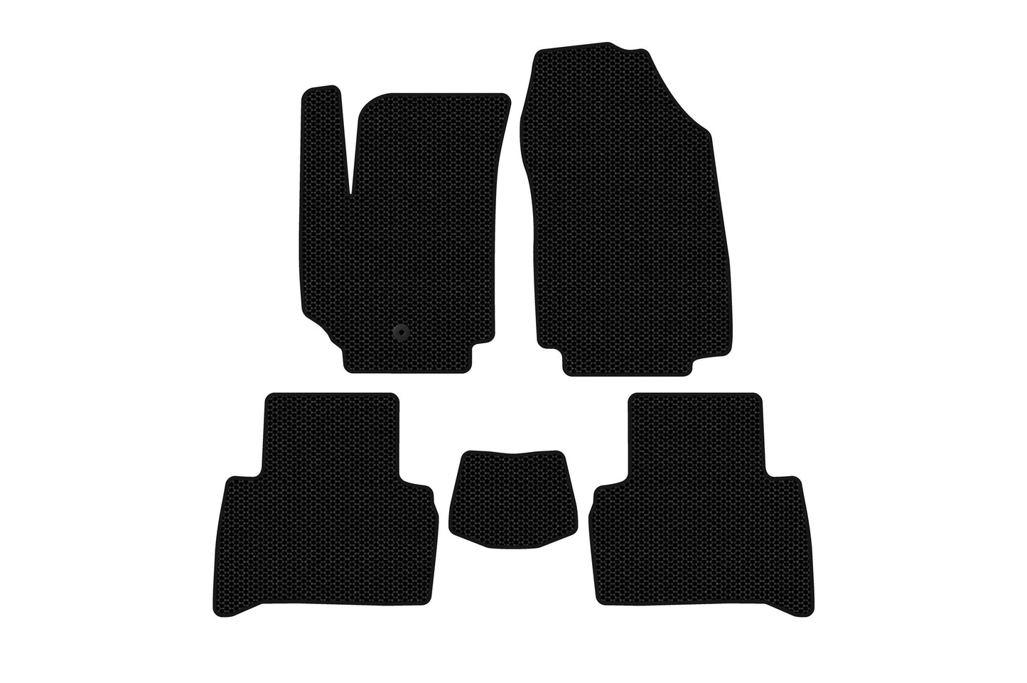 Rubber floor mats Carsuit (2007-2010, SW, black) for Fiat Croma 2005-2010 - image 1
