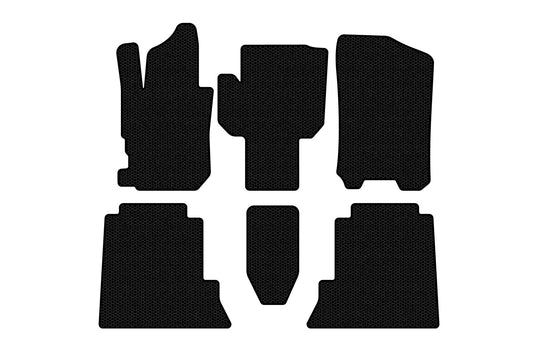 Rubber Floor Mats Carsuit (Black) for Honda FR-V 2004-2009 - image 1