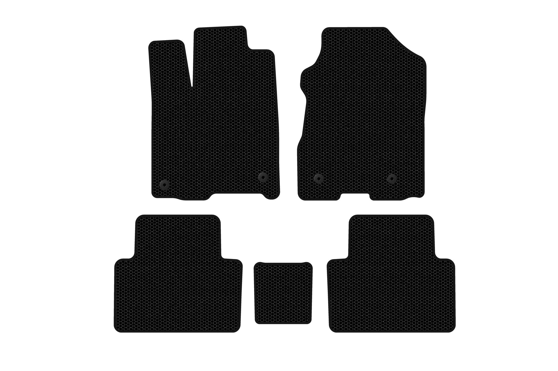 Rubber Floor Mats Carsuit (Black) for Acura RDX 2012-2018 - image 1