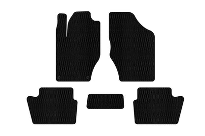 Rubber Floor Mats Carsuit (HB, Pre-Facelift, Black) for Citroen DS-4 2010-2015 - image 1