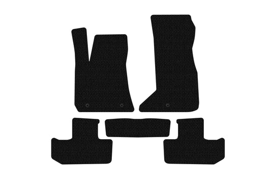 Rubber floor mats Carsuit (Coupe, black) for Dodge Challenger 2008-2023 - image 1