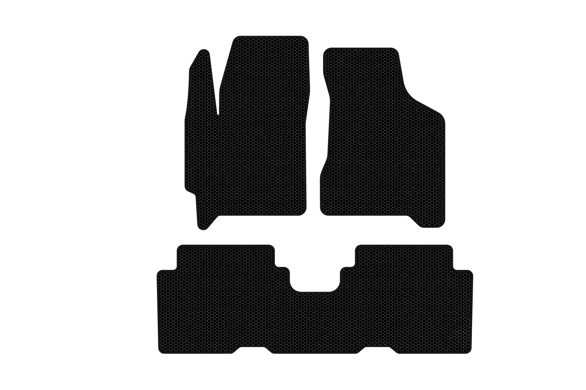 Rubber Floor Mats Carsuit (Black) for Kia Carens 1999-2012 - image 1