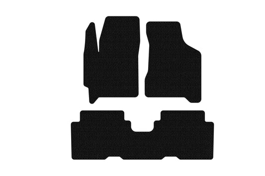 Rubber Floor Mats Carsuit (Black) for Kia Carens 1999-2012 - image 1