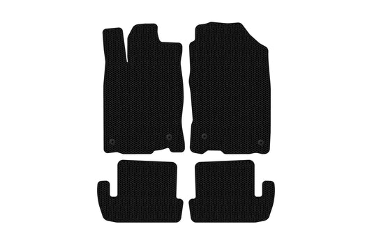 Rubber Floor Mats Carsuit (Black) for Honda CR-Z - image 1