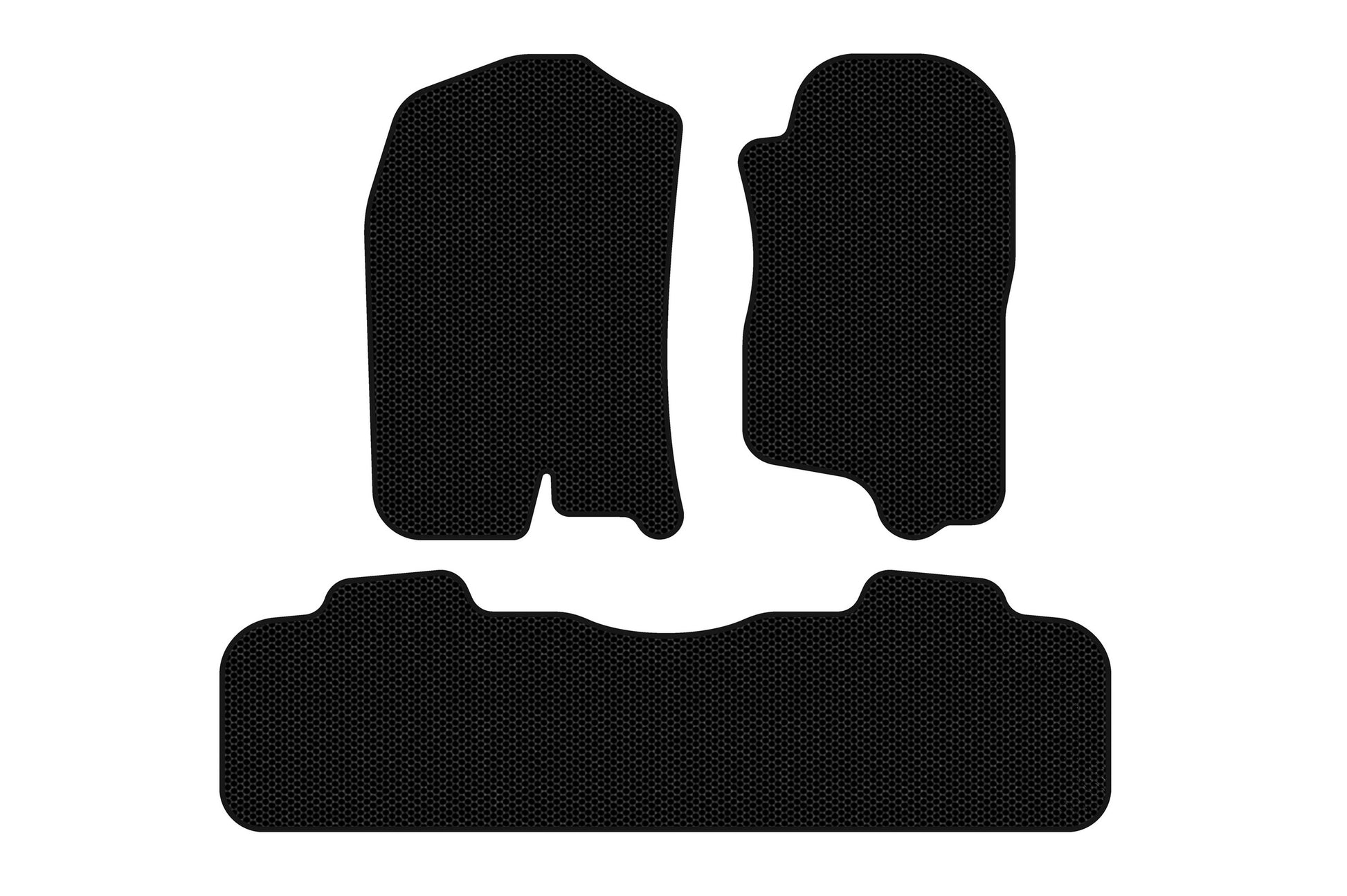 Rubber floor mats Carsuit (2 rows, 2007-2014, black) for Chevrolet Tahoe 2007-2014 - image 1