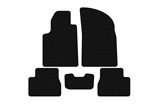 Rubber Floor Mats Carsuit (Black) for Citroen C-3 2002-2009 - image 1
