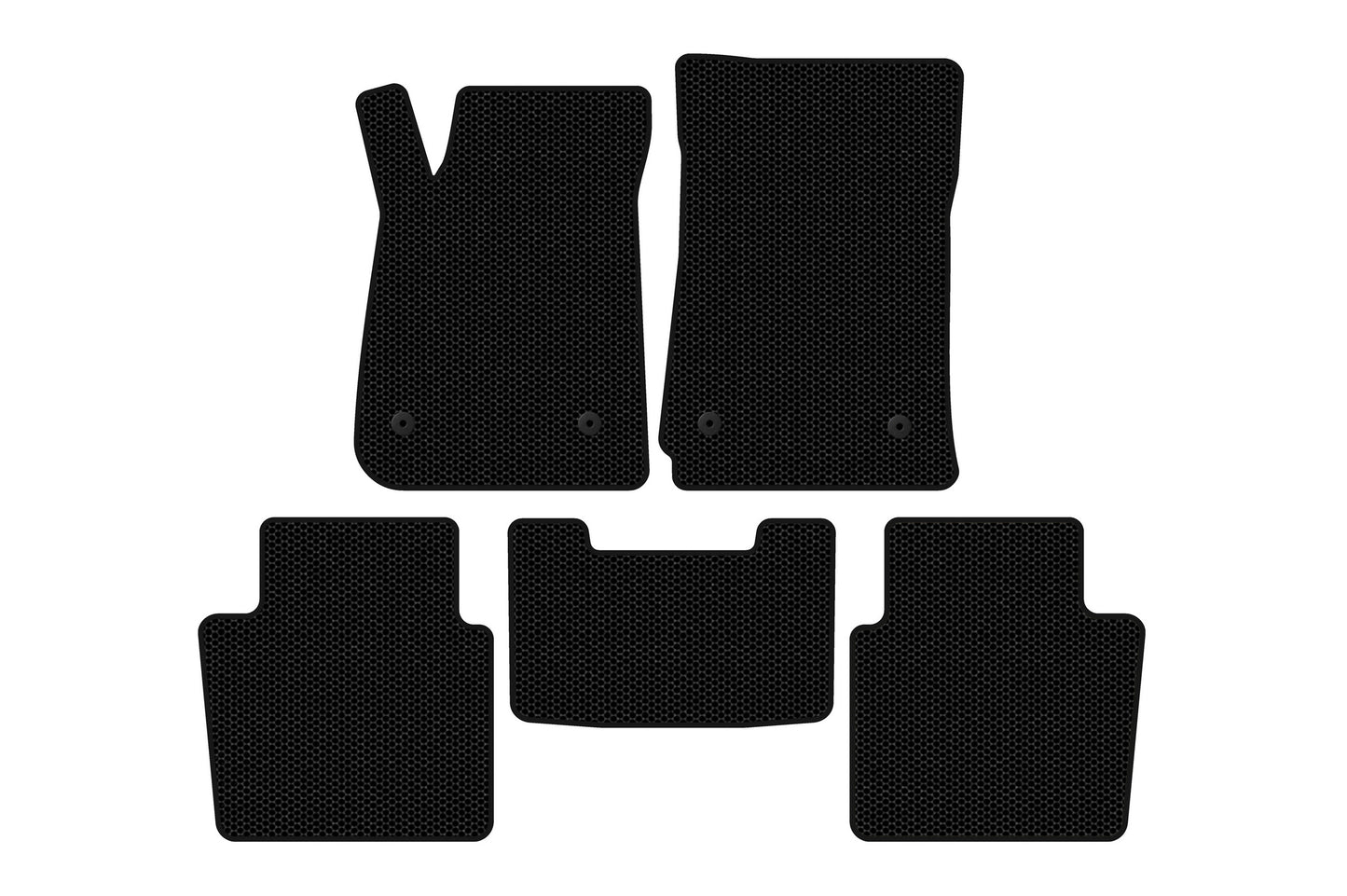 Rubber Floor Mats Carsuit (SD, Black) for Chevrolet Impala 2013-2020 - image 1