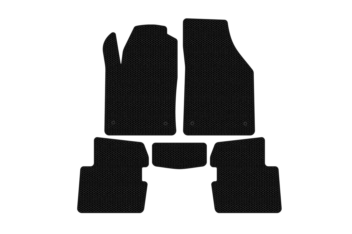 Rubber Floor Mats Carsuit (SD, Black) for Dodge Dart 2012-2017 - image 1
