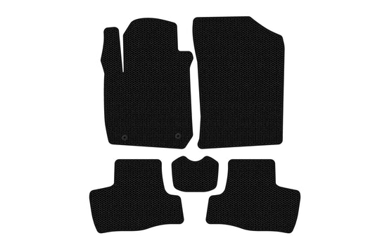 Rubber Floor Mats Carsuit (Black) for BYD F0 2008-2014 - image 1