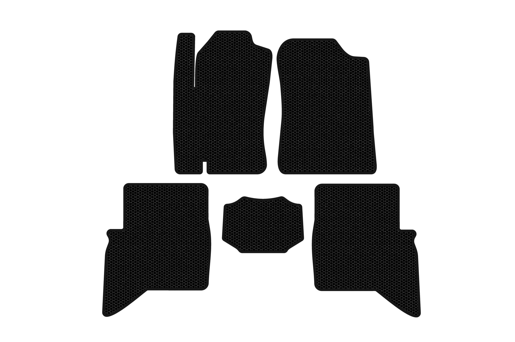 Rubber Floor Mats Carsuit (Black) for Daihatsu Terios 2006-2017 - image 1