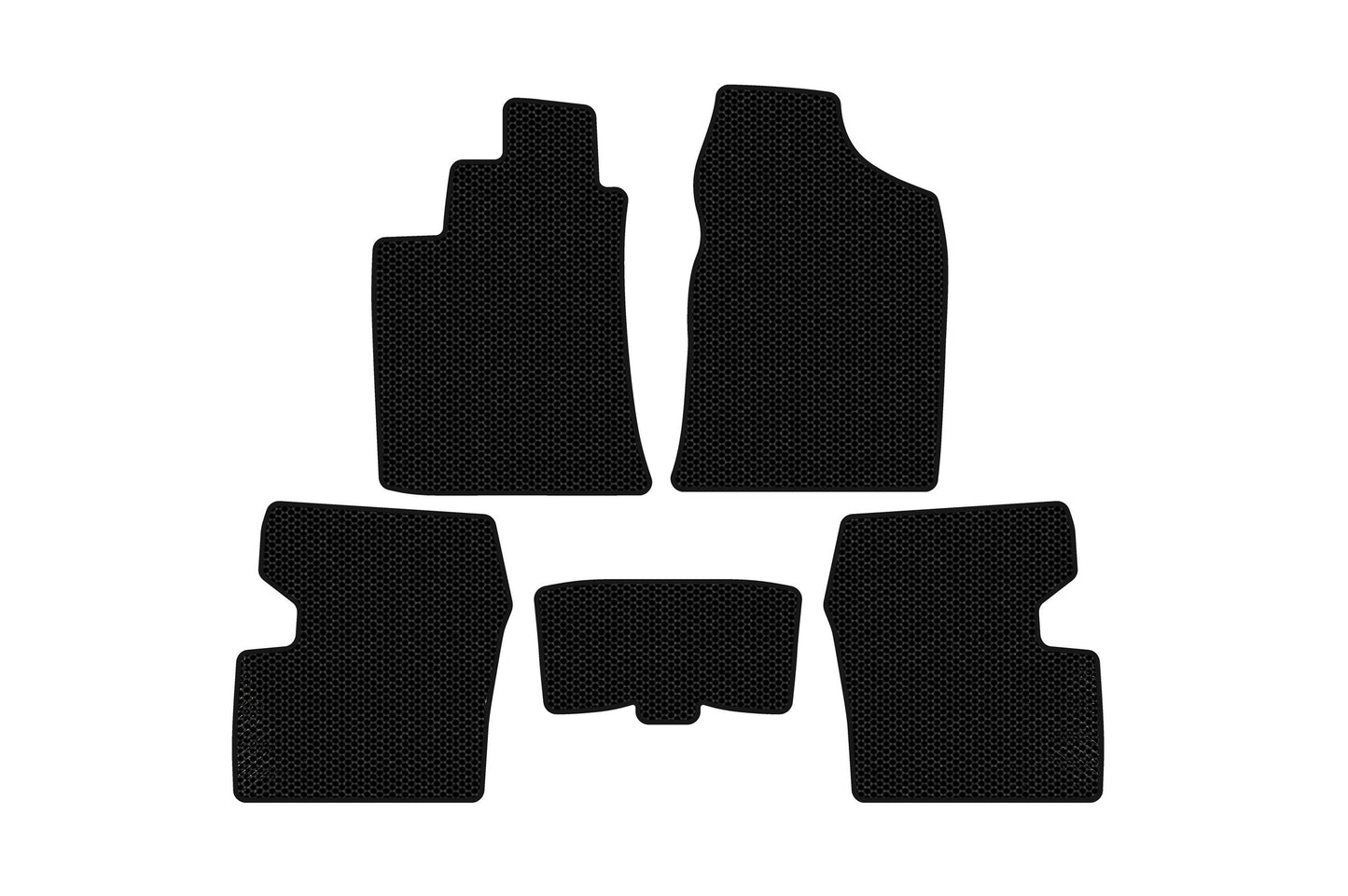 Rubber Floor Mats Carsuit (SD, Black) for Lifan 620 Solano 2007- - image 1